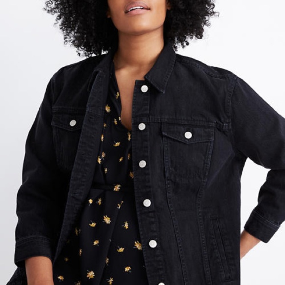 Madewell Oversized Denim Jacket Lunar Medium